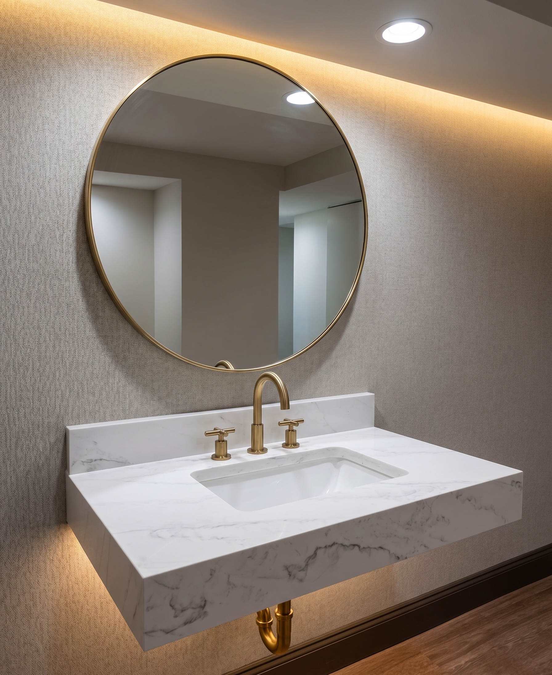 Corner Vanity